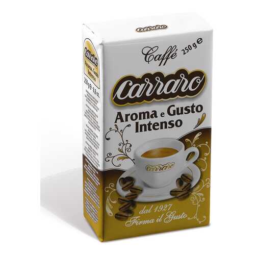 Кофе молотый Carraro Aroma e Gusto Intenso вакуум 250 г в Спар