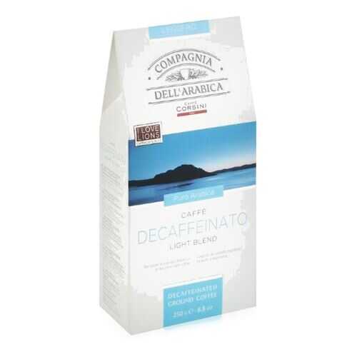 Кофе молотый Dell'Arabica Puro Arabica Decaffeinato в Спар