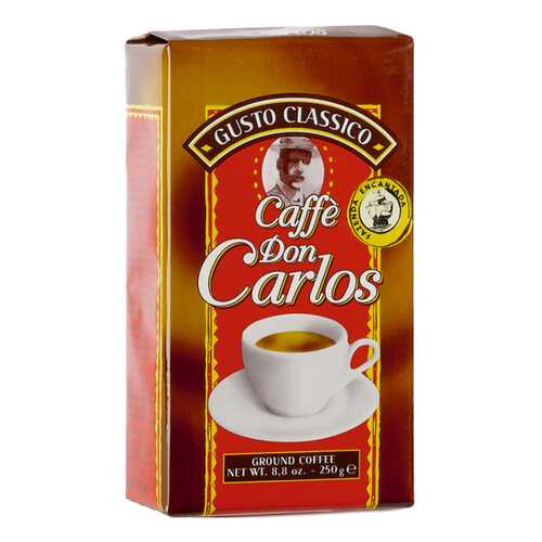 Кофе молотый Don Carlos вакуум 250 г в Спар