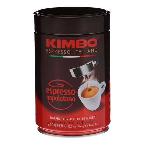 Кофе молотый Kimbo espresso napoletano 250 г в Спар