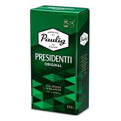 Кофе молотый Paulig presidentti original 250 г в Спар