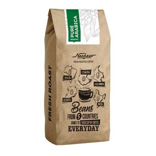 Кофе Nechaev Pure Arabica в зернах свежей обжарки 500 г в Спар