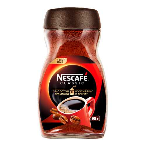 Кофе Nescafe классик натурал/раств с доб.мол.жар. 95 г в Спар