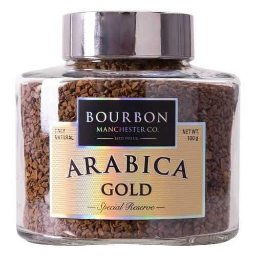 Кофе растворимый Bourbon arabica gold 100 г в Спар
