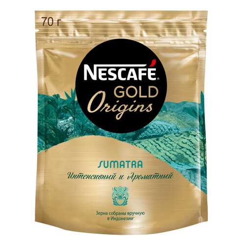Кофе растворимый Nescafe gold origins Sumatra пакет 70 г в Спар