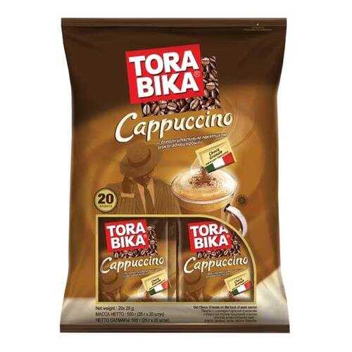 Кофе растворимый Tora bika Cappuccino 3 в 1 с шоколадной крошкой 20 шт 25 г в Спар