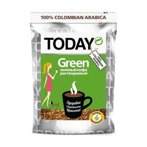 Кофе Today Green растворимый с зеленым кофе 75 г в Спар