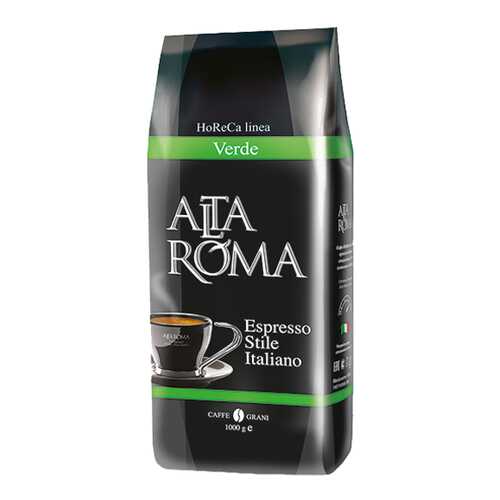 Кофе в зернах Alta Roma verde 1000 г в Спар