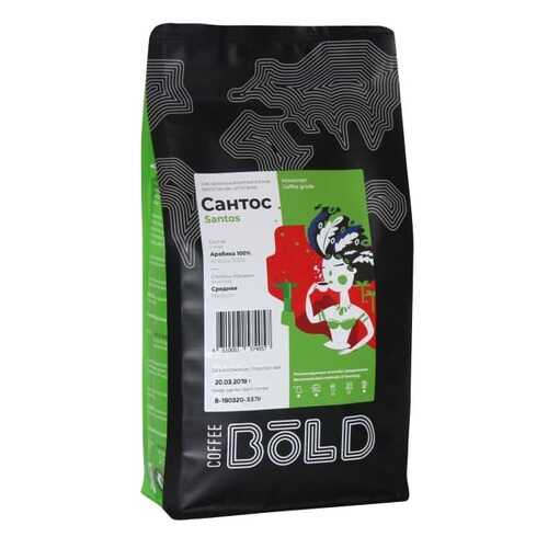 Кофе в зернах Bold Бразилия Сантос 500 г в Спар
