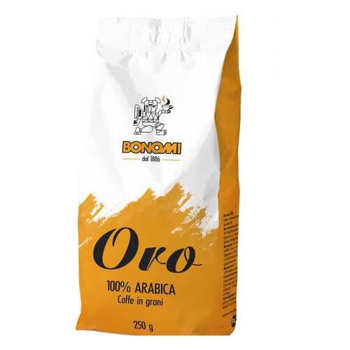 Кофе в зернах Bonomi Oro 250 г в Спар