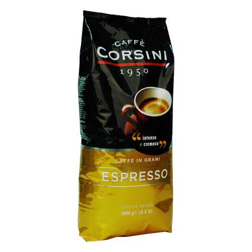 Кофе в зернах Caffe corsini espresso intenso cremoso 1 кг в Спар