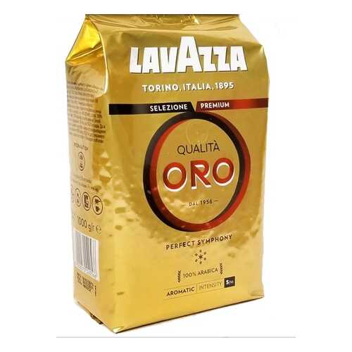 Кофе в зернах Lavazza qualita oro 1000 г в Спар