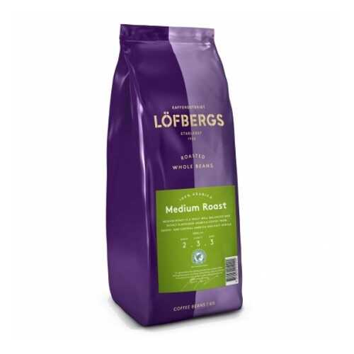 Кофе в зернах Lofbergs Medium Roast 1кг в Спар