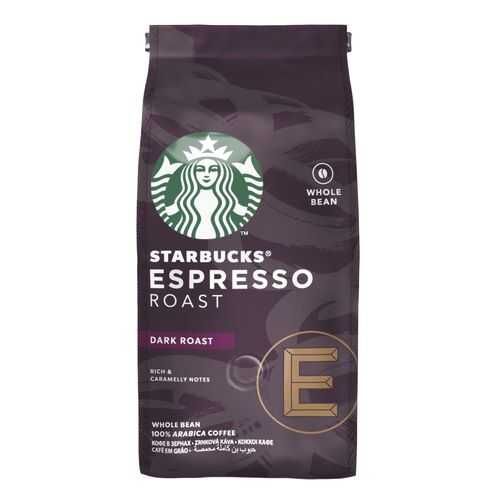 Кофе в зернах Starbucks Espresso Roas темной обжарки 200 г в Спар