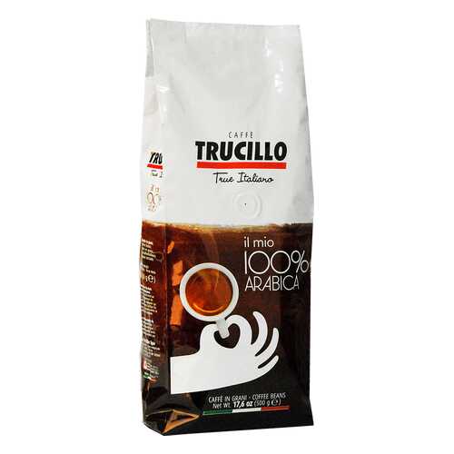 Кофе в зёрнах Trucillo Il Mio Caffe' 100% Arabica 500г в Спар