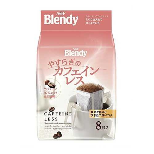 Кофе японский AGF Blendy с пониженным содержанием кофеина молотый 8 штук 56 г в Спар