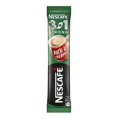 Крепкий кофе NESCAFE 3в1 растворимый порционный, 10 порций по 14.5г в Спар