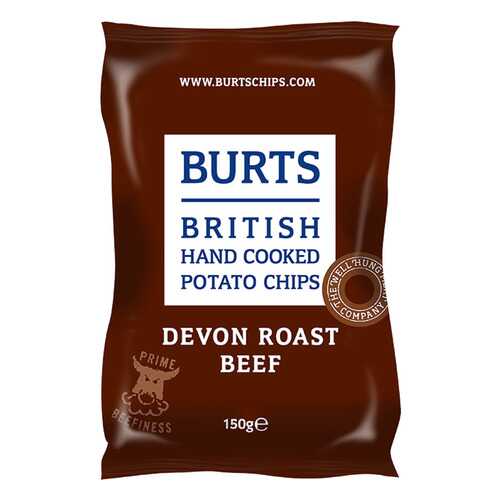Чипсы BURTS Devon Roast Beef картофельные150г в Спар