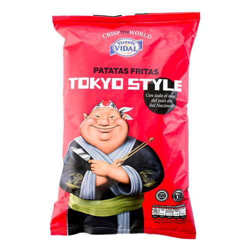 Чипсы картофельные Vicente Vidal Tokyo Style терияки 120 г в Спар