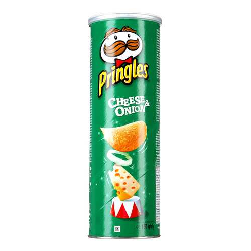 Чипсы Pringles со вкусом сыра и лука 165 г в Спар