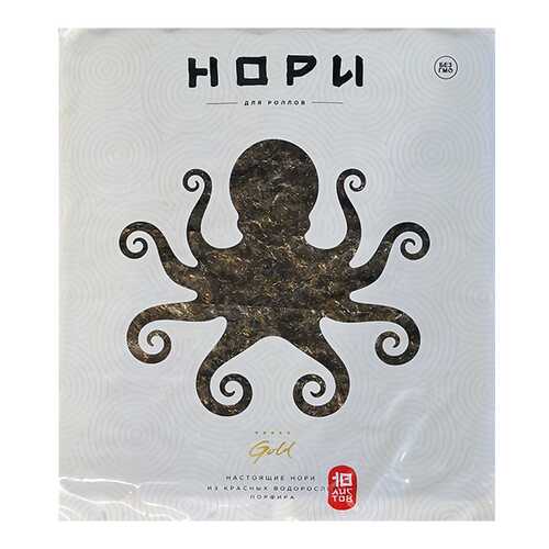 Водоросли нори Gold для роллов 10 листов 25 г в Спар
