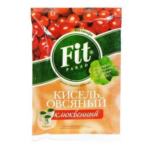 Кисель овсяный Fit Parad клюквенный 50 г в Спар