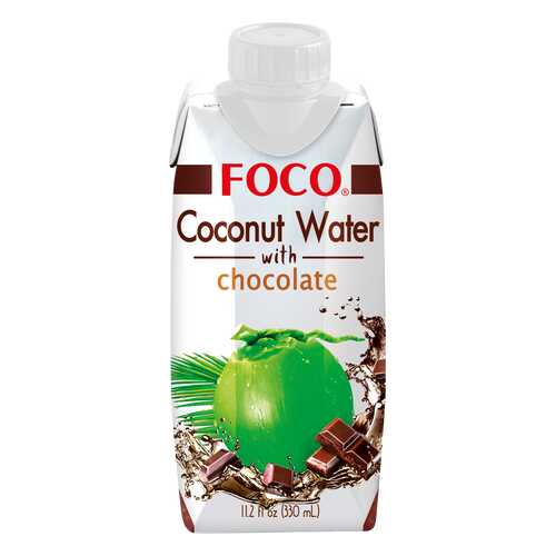 Кокосовая вода Foco с шоколадом 330 мл в Спар