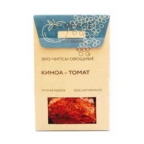 Эко-чипсы овощные For Brain киноа-томат 40 г в Спар