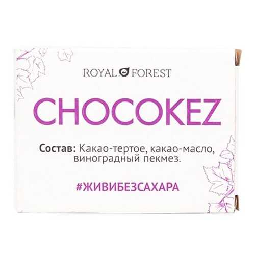 Шоколад Royal Forest Chocokez на виноградном пекмезе 30г в Спар