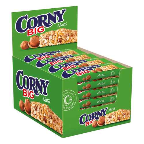 Батончик Corny Мюсли из цельных злаков Лесной орех 50г в Спар