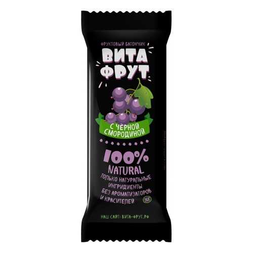 Батончик фруктовый Витафрут с черной смородиной 30 г в Спар