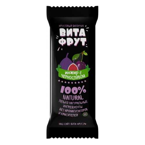 Батончик фруктовый Витафрут с инжиром и черносливом 30 г в Спар