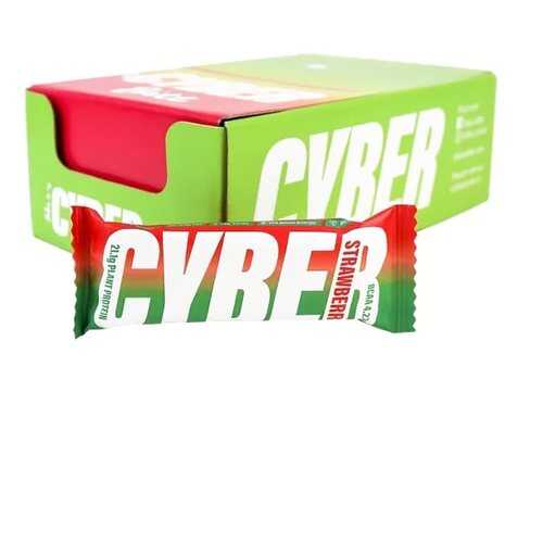 Батончик высокобелковый Cyber Bite со вкусом клубники 20 штук по 60 гр в Спар