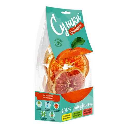 Чипсы фруктовые Биопродукты сушки грейпфрут в Спар