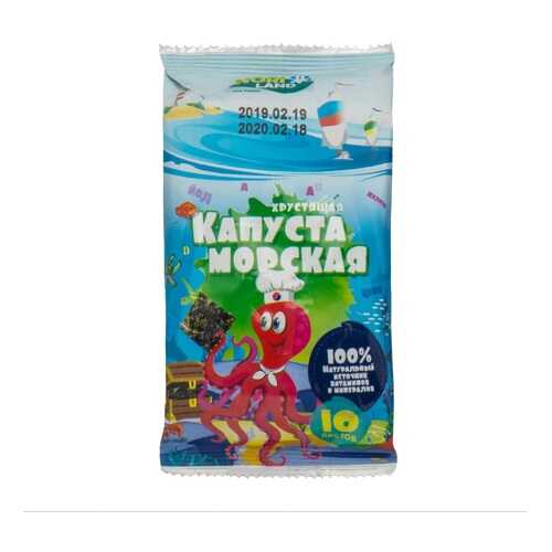 Морская капуста NORI LAND Осьминожка сушеная 4.5г Южная Корея в Спар