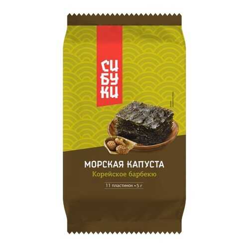 Морская капуста сушеная Сибуки корейское барбекю 5 г в Спар