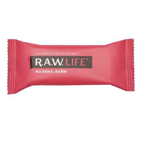 Орехово-фруктовый батончик R.A.W. LIFE малина-лайм 47 г в Спар