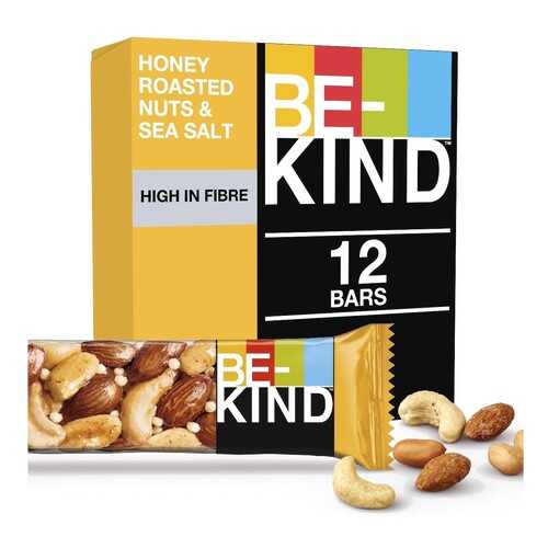 Ореховый батончик BE-KIND с медом и морской солью 12 штук по 40 г в Спар