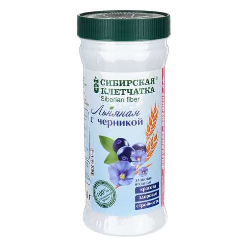 Клетчатка льняная Сибирская клетчатка с черникой 280 г в Спар