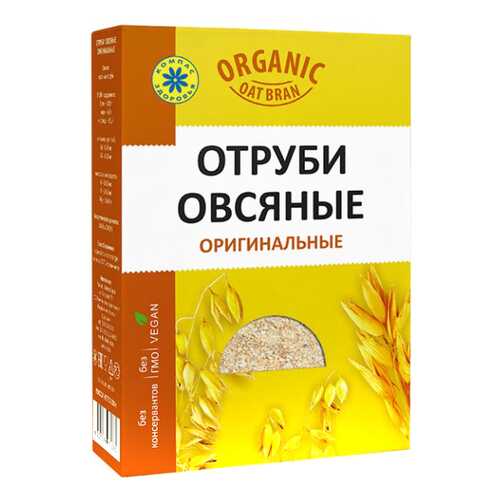 Отруби Компас Здоровья овсяные 200 г в Спар
