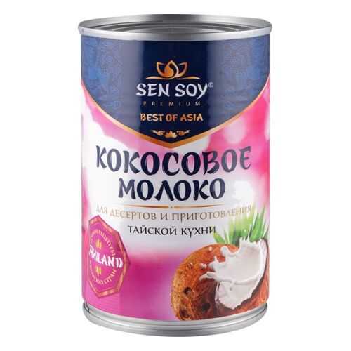 Кокосовое молоко Sen Soy premium 5-7% 400 г в Спар
