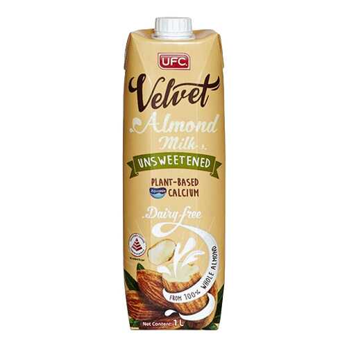 Миндальный напиток UFC Velvet Unsweetened без сахара 1000 мл в Спар