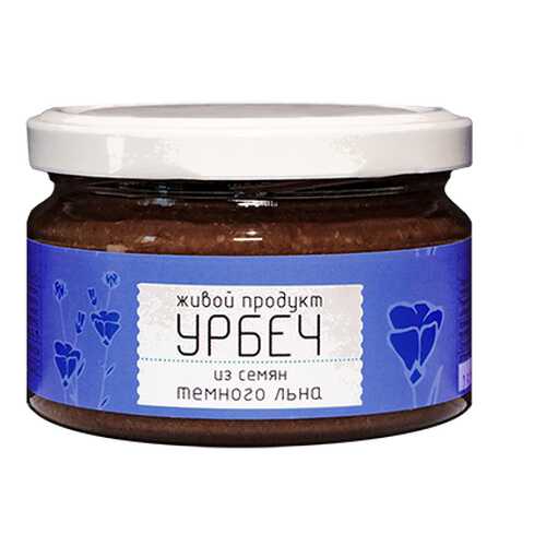 Урбеч из семян тёмного льна Живой продукт 225 г в Спар