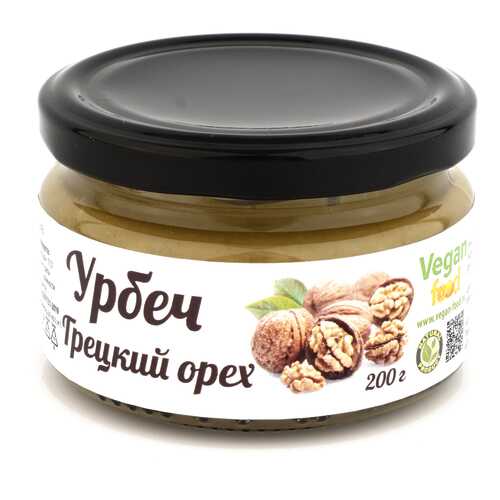 Урбеч Vegan-food из ядер грецкого ореха 200 г в Спар