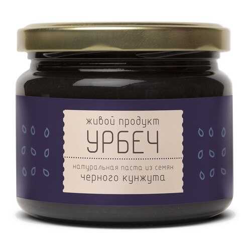 Урбеч Живой продукт из семян черного кунжута 225 г в Спар