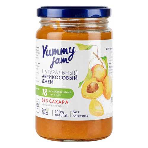 Джем абрикосовый Yummy jam без сахара 350 г в Спар