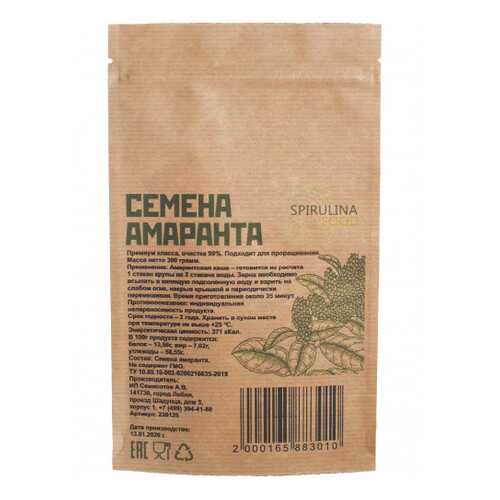Амарант зерно очищенное 300 г в Спар