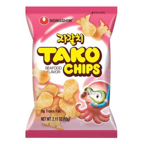 Чипсы Nongshim тако с морепродуктами 60 г в Спар