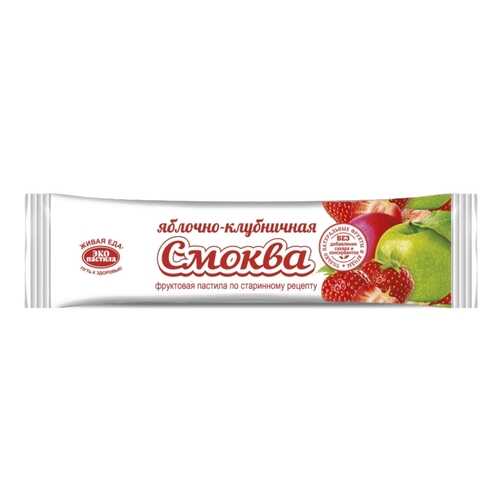 Пастила Смоква фруктовая яблочно-клубничная 30 г в Спар