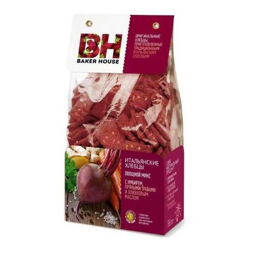 Хлебцы итальянские Овощной микс Baker House 250 г в Спар